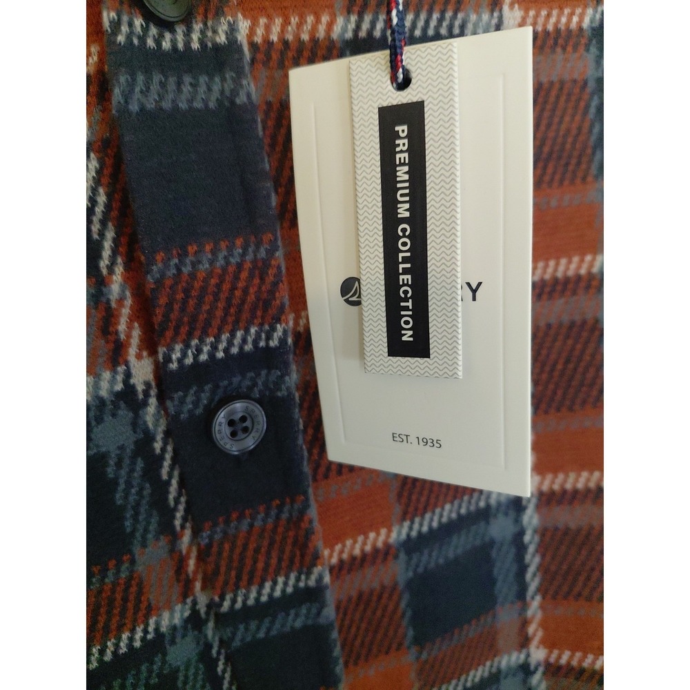 Sperry Premium Flannel Plaid Shirt, Size Small New With Tags Orig $56 - Picture 4 of 6